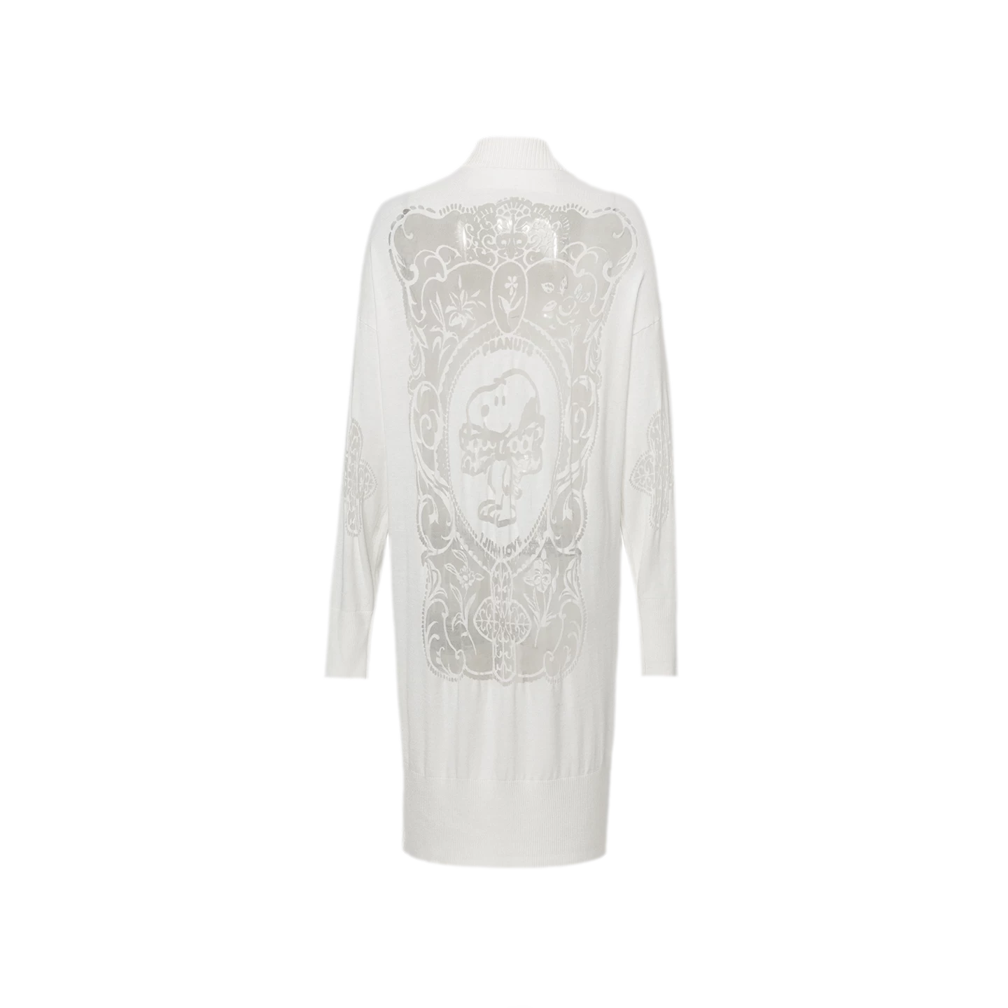 Burnout Frame Knit Cardigan