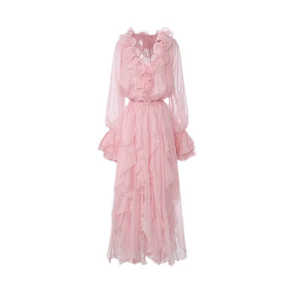 Lace Ruffle Dress
