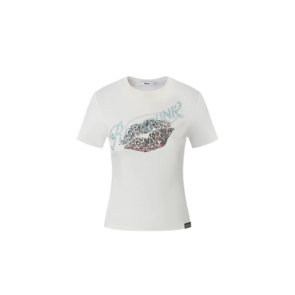 Rhinestone Graphic Slim Tee