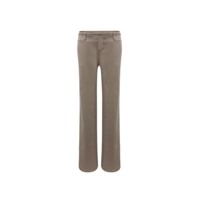 Waistband-Free Straight-Leg Denim Jeans
