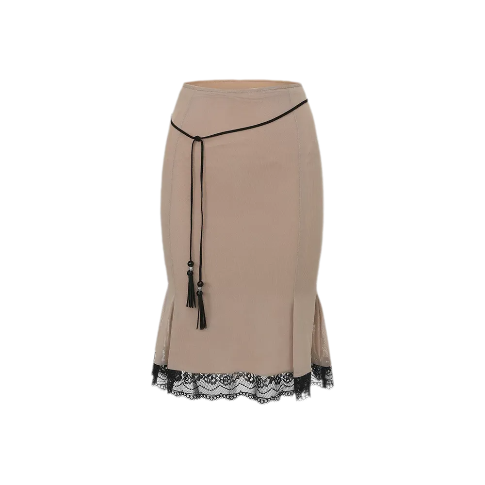 Lace Ruched Mermaid Set