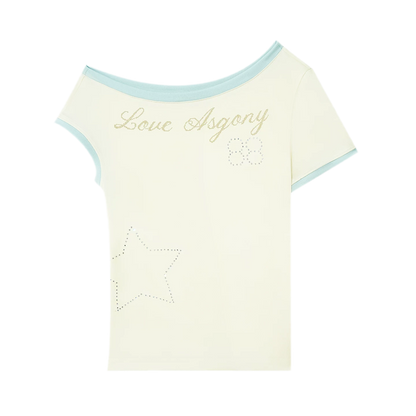 Lyocell Off-Shoulder Tee