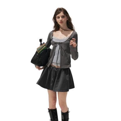 Lace Layered Long-Sleeve T-Shirt