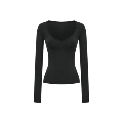 Bare-Feel V-Neck Top