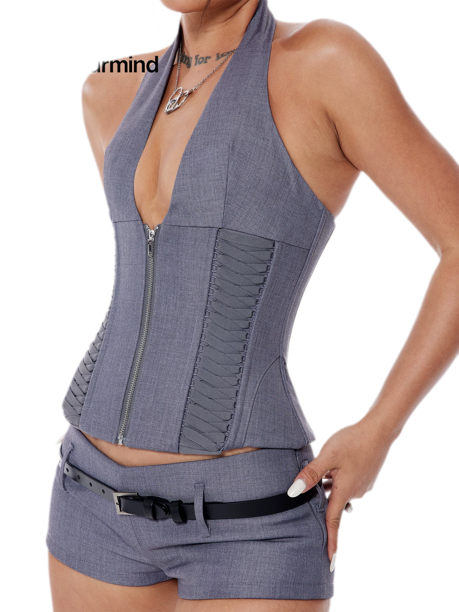 Corset Halter Bustier