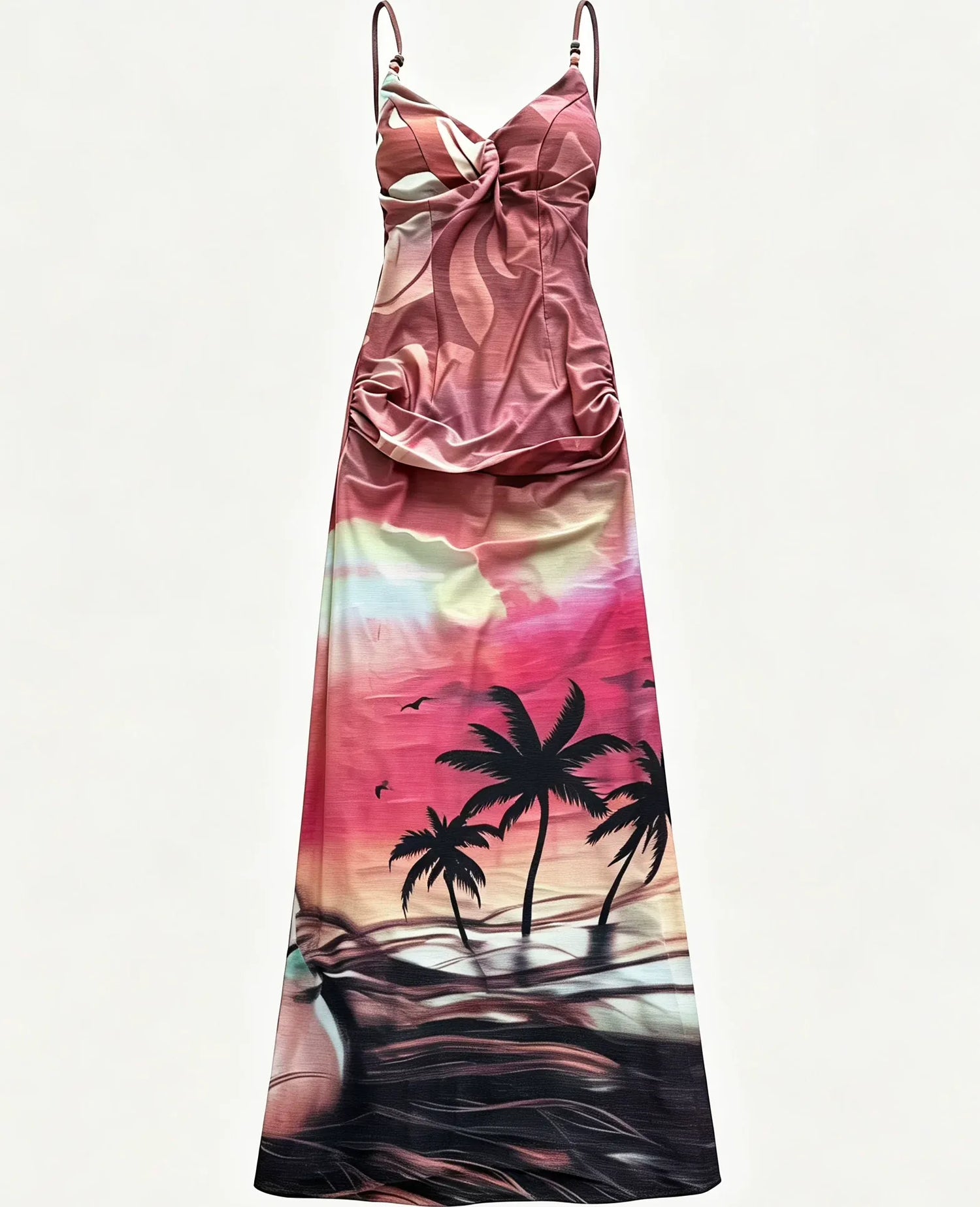 Gradient Beaded Cami Dress