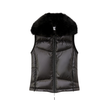 Gilet matelassé en duvet brillant