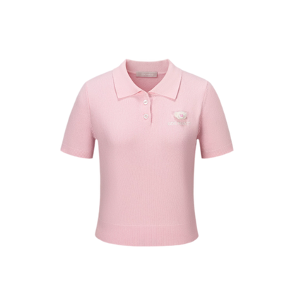 Polo Knit Short Sleeve Tee