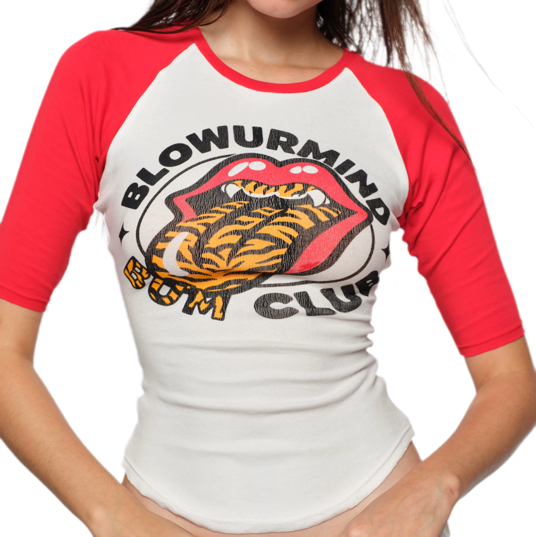 Graphic Raglan Slim T-Shirt