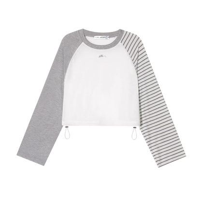 Lyocell Drawstring Raglan Sleeve Sun Protection Tee