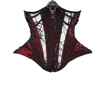 Gothic Velvet Fishbone Corset
