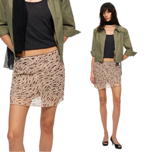 Brown Leopard Print / S