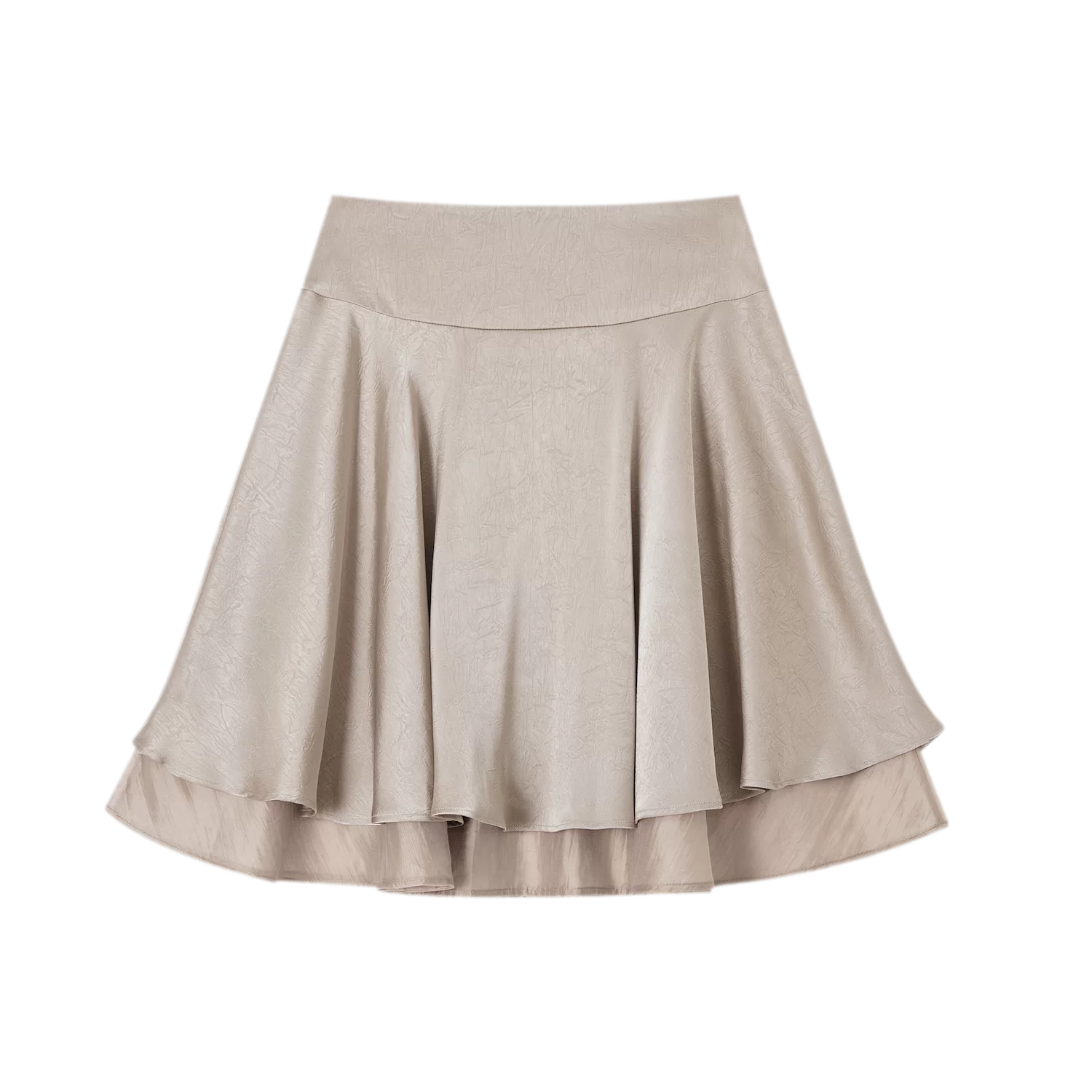 Satin Midi Skirt