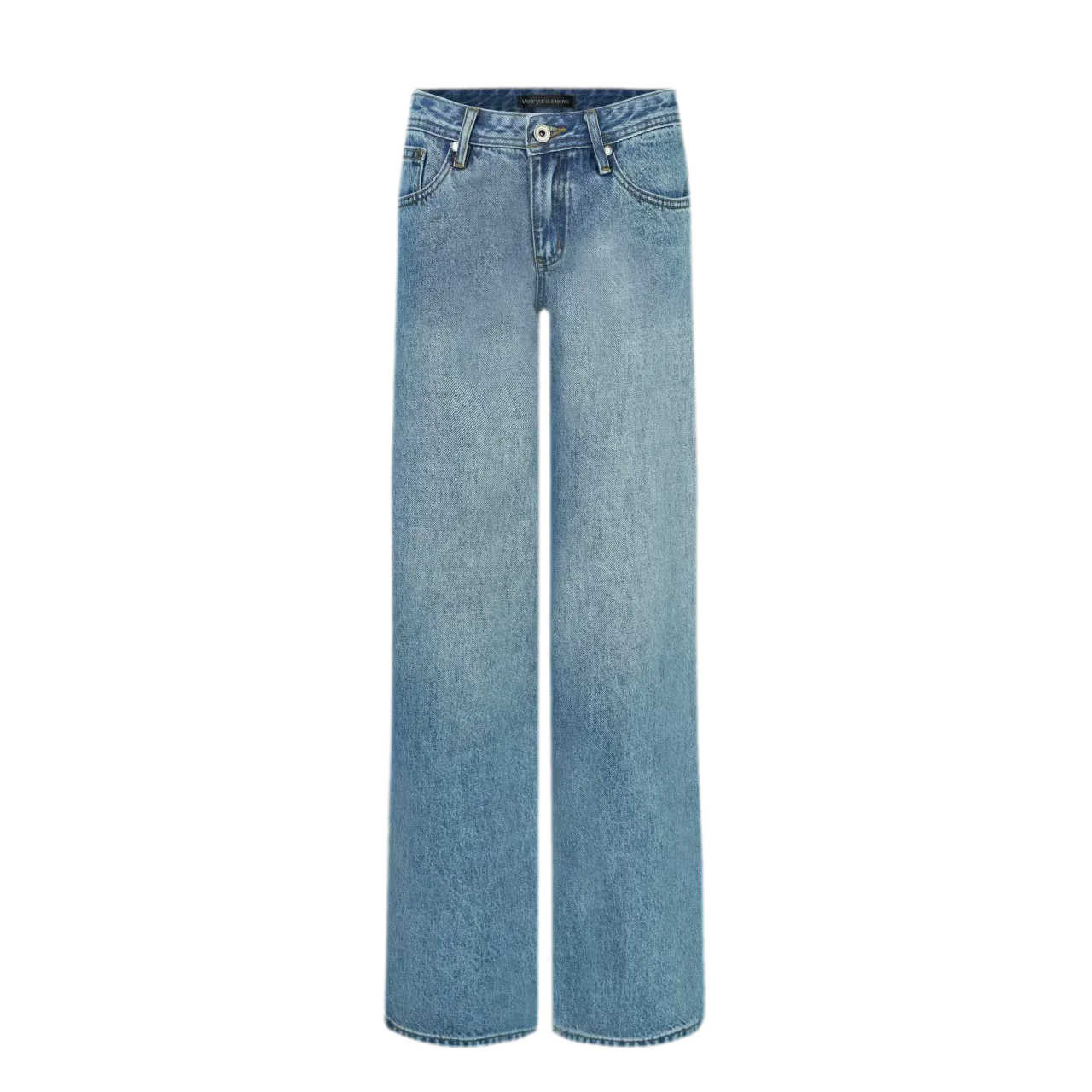 Low-Waist Sky Blue Jeans