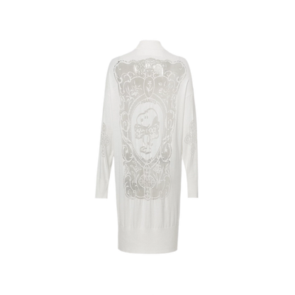 Burnout Frame Knit Cardigan