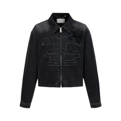 Bear Denim Zipped Shirt