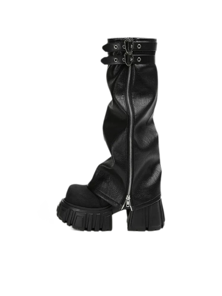 Waterproof Platform Ankle Boots