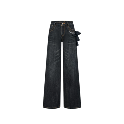 13DE MARZO Mid-Low Waist Straight Jeans – view 12