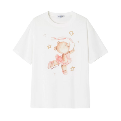 Ballet Bear Long &amp; Short Sleeve T-Shirts