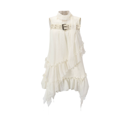 Lace Armor Mesh Dress