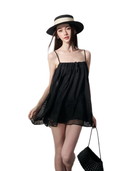 Sheer Chiffon A-Line Cami