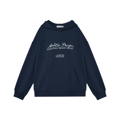 Embroidered Cotton Hooded Sweatshirt