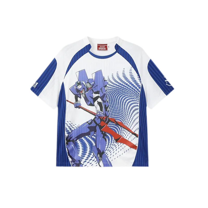 Digital Print Raglan Jersey T-Shirt