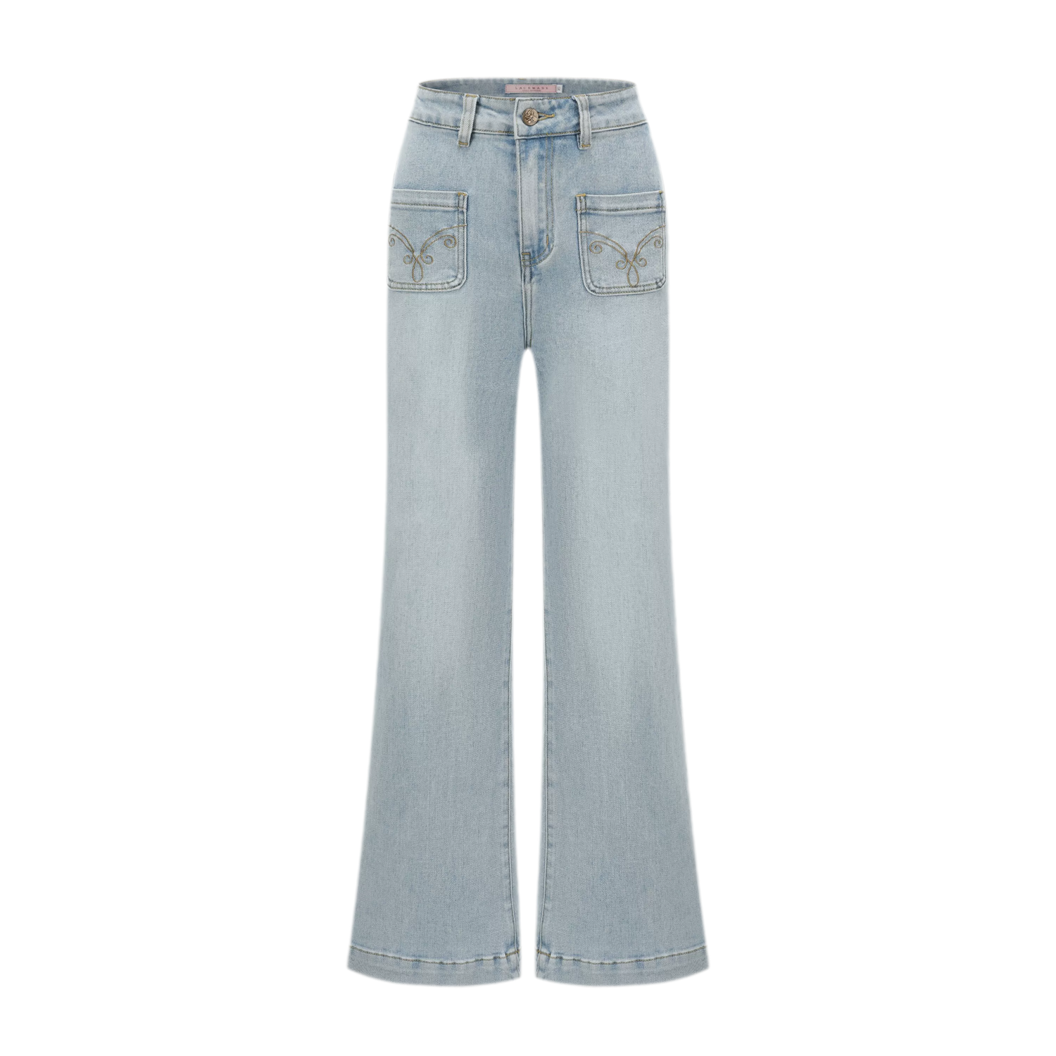 High-Waist Flared Jeans