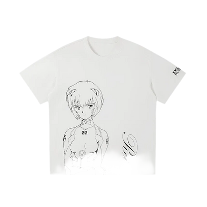 Water-Based Line-Art Graphic T-Shirt
