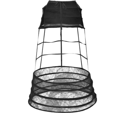 Gothic Bustle Train Skirt
