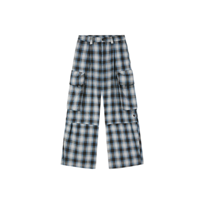 Yarn-Dyed Plaid Convertible Pants