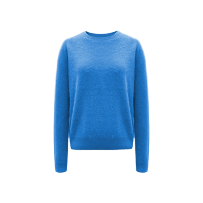 Brushed Knit Crewneck Sweater