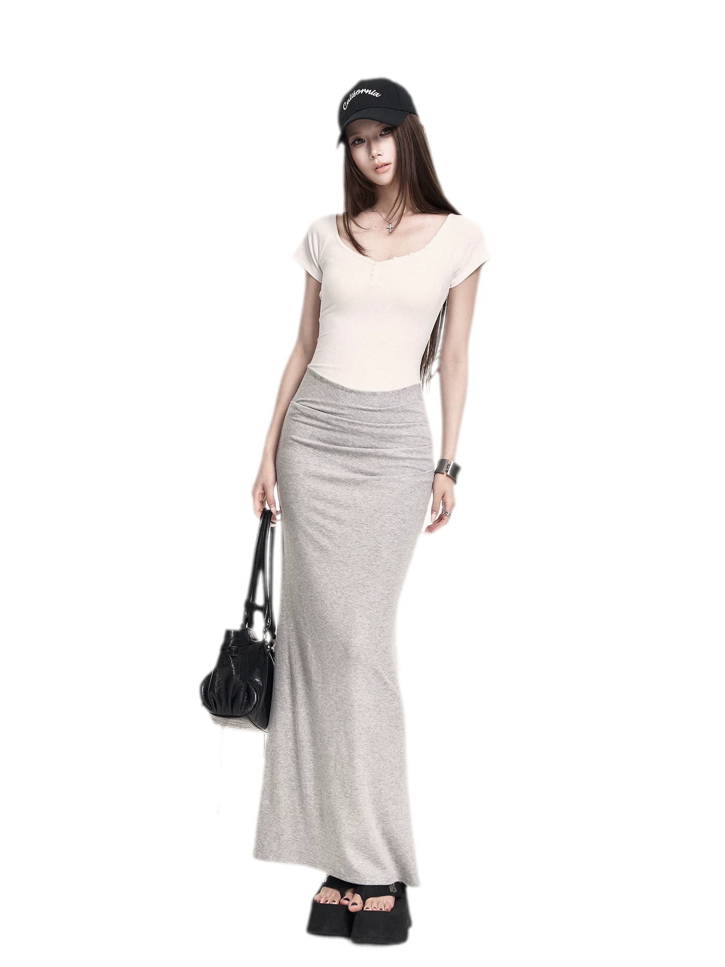 Sweetheart Ruched Maxi Dress