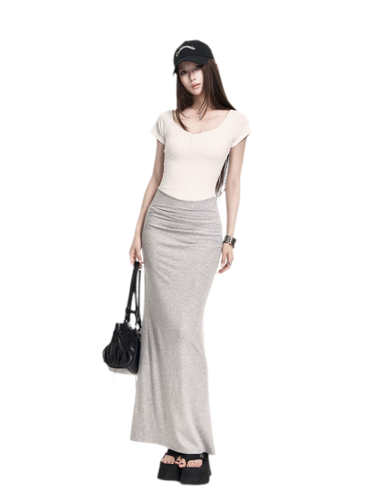 Sweetheart Ruched Maxi Dress
