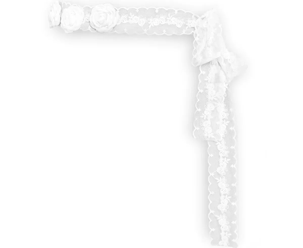 Lace Trim Cropped Pleated Skirt