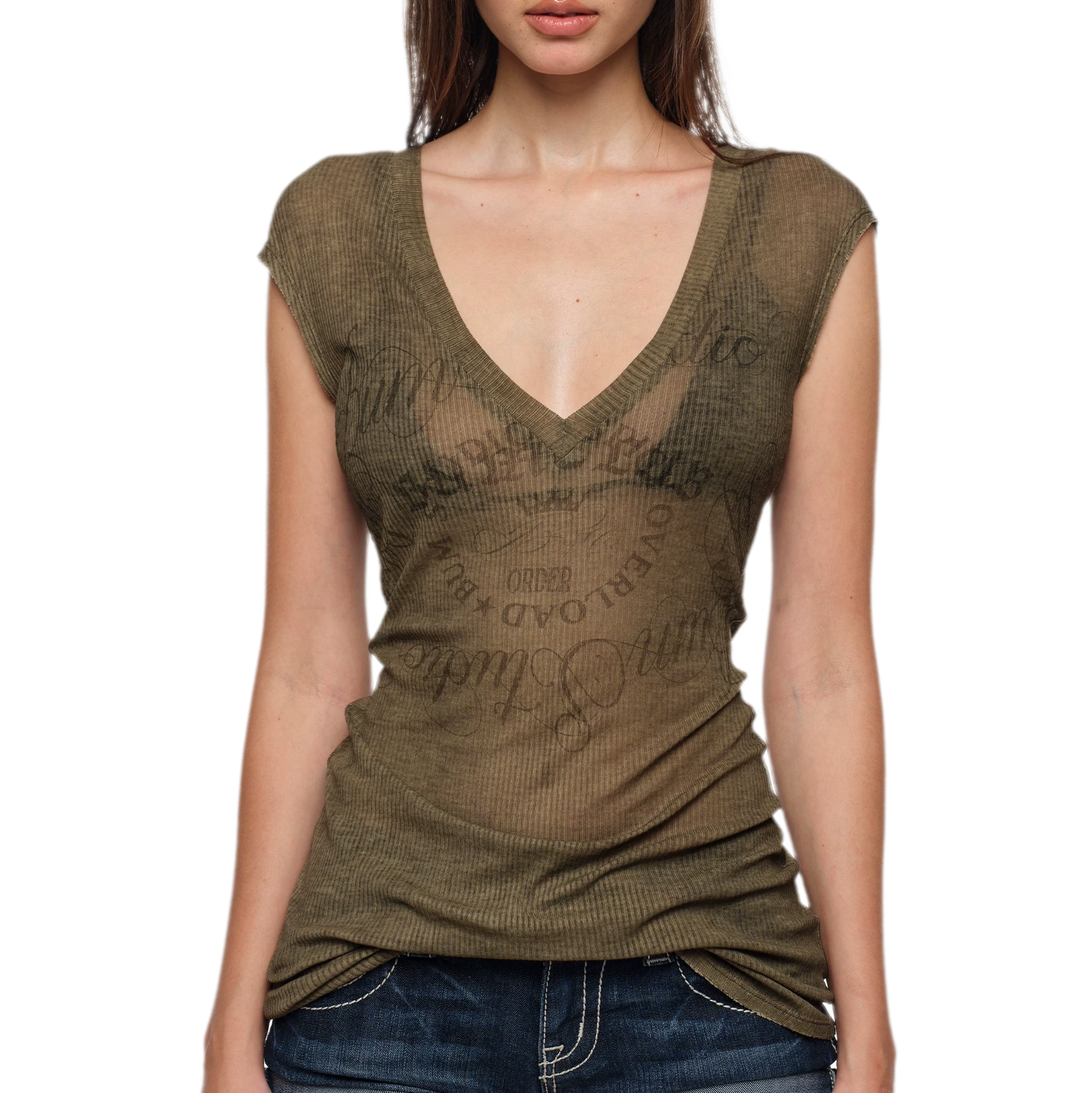 Vintage Logo Sheer Tee