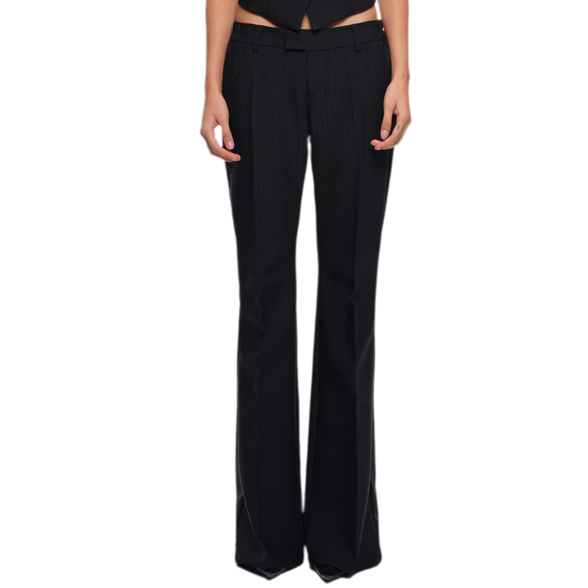 Pinstripe Halter Tailored Set