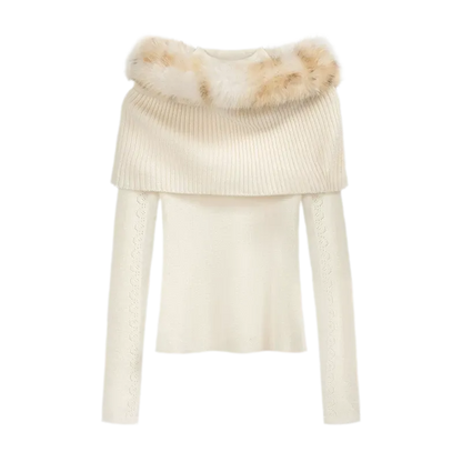 Wool Rib Knit Top