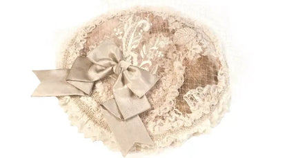 Vintage Lace Rabbit Ear Hat