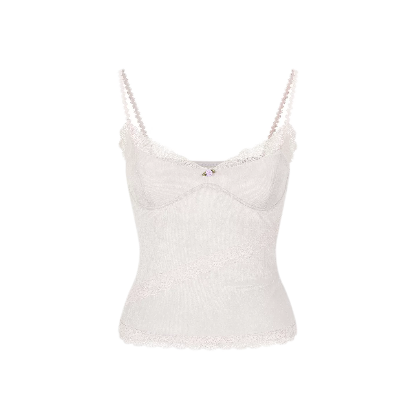 Lace Velvet Cami Top