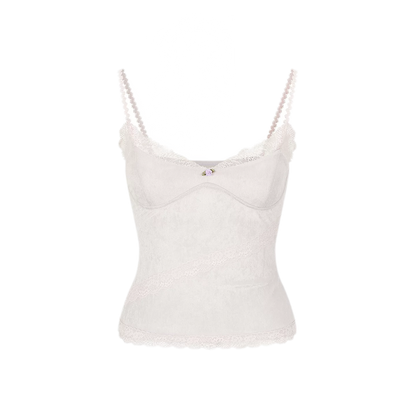 Lace Velvet Cami Top