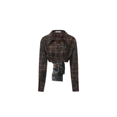 Brown Plaid / S