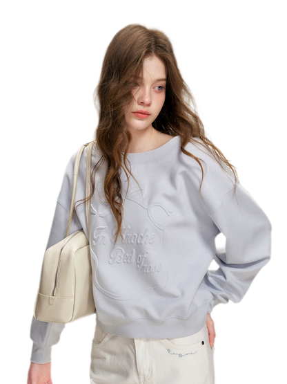 Modal Embossed Sweatshirt