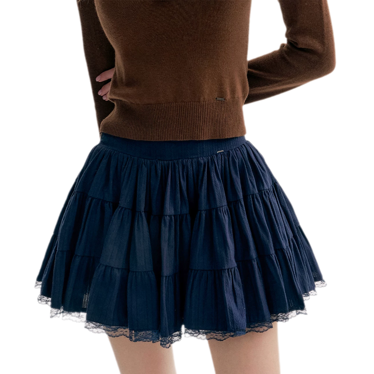 Lace Sailor Tie Cardigan
