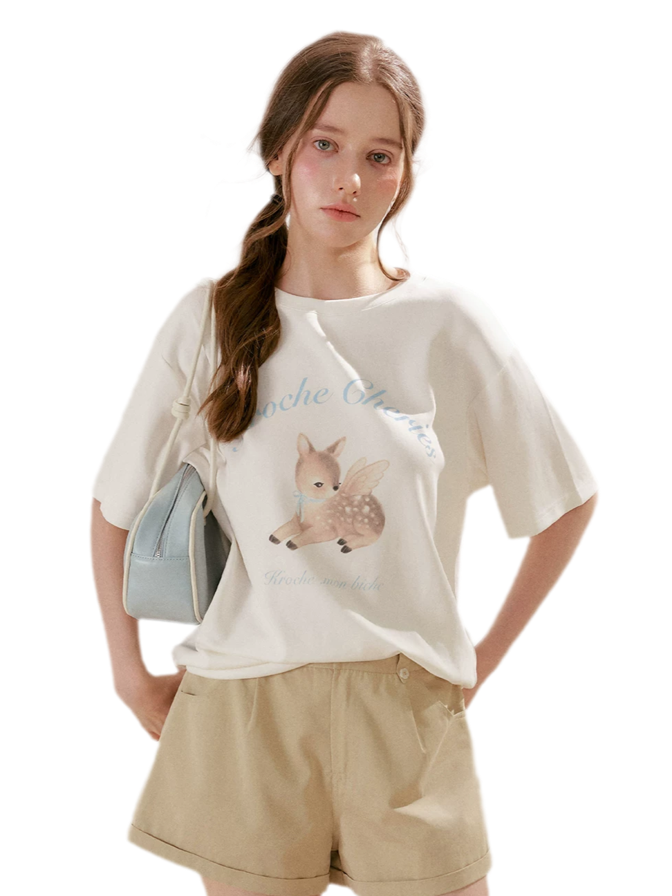 Hand-Painted Deer Tee