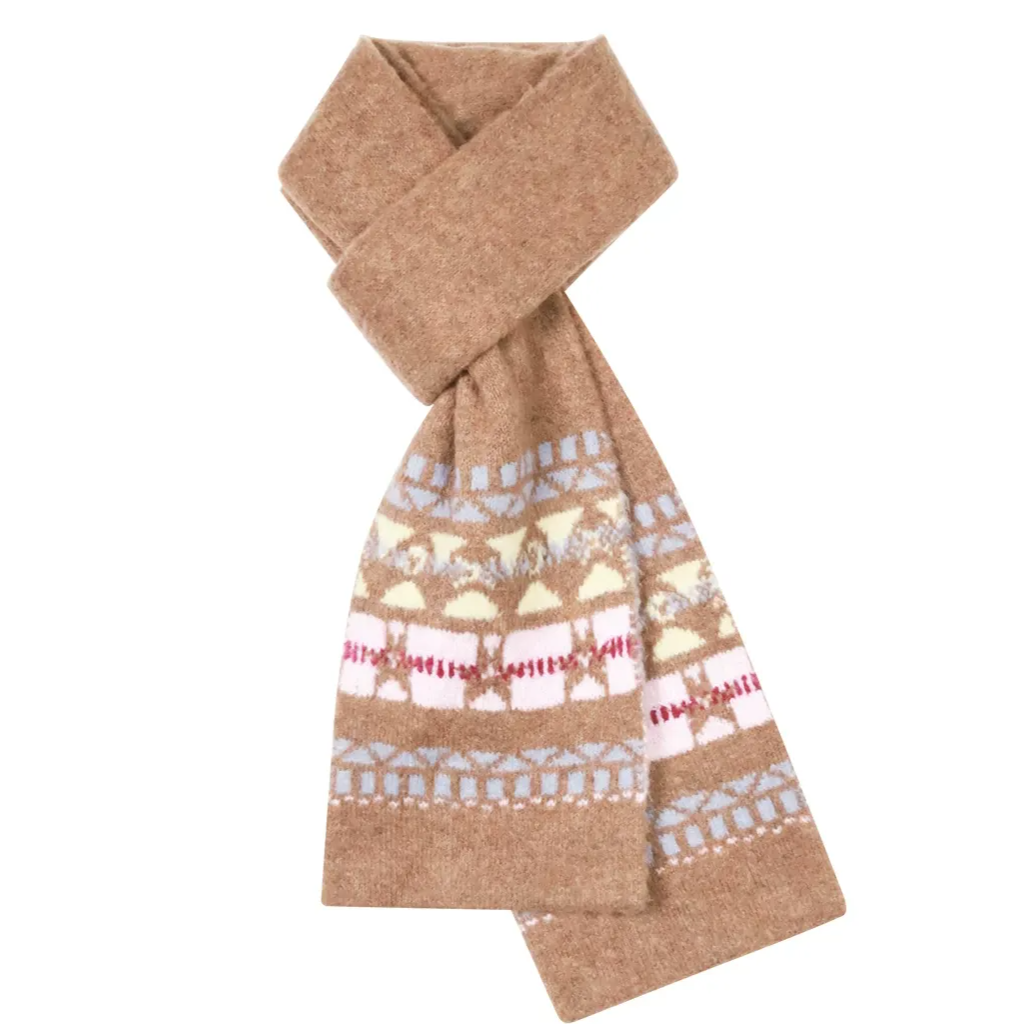 Fair Isle Wool Scarf
