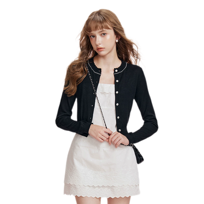 Soft Dusk Black (Cardigan) (Pre-order) / S