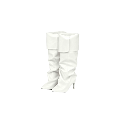 Pointed Toe Slouch Boots