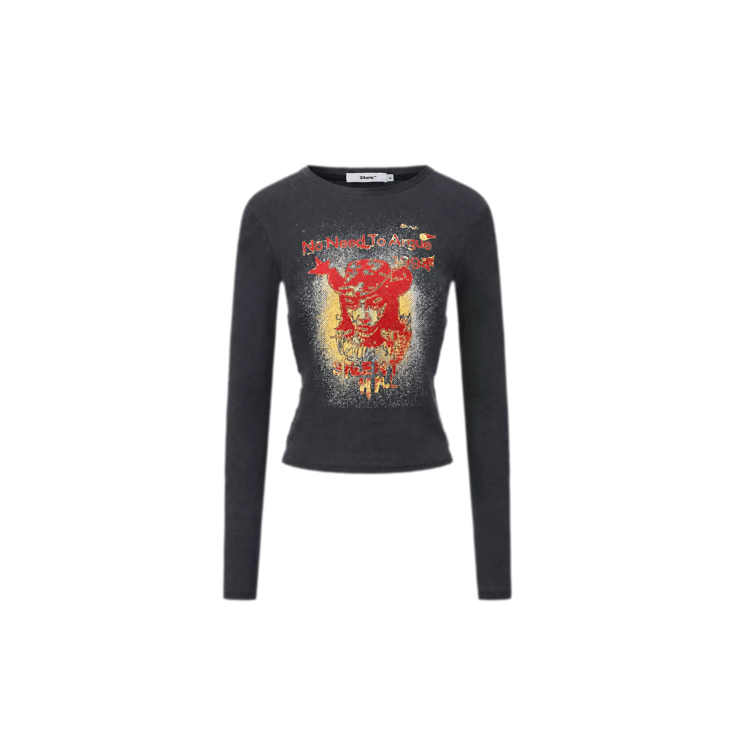 Graphic Buckle Cropped T-Shirt