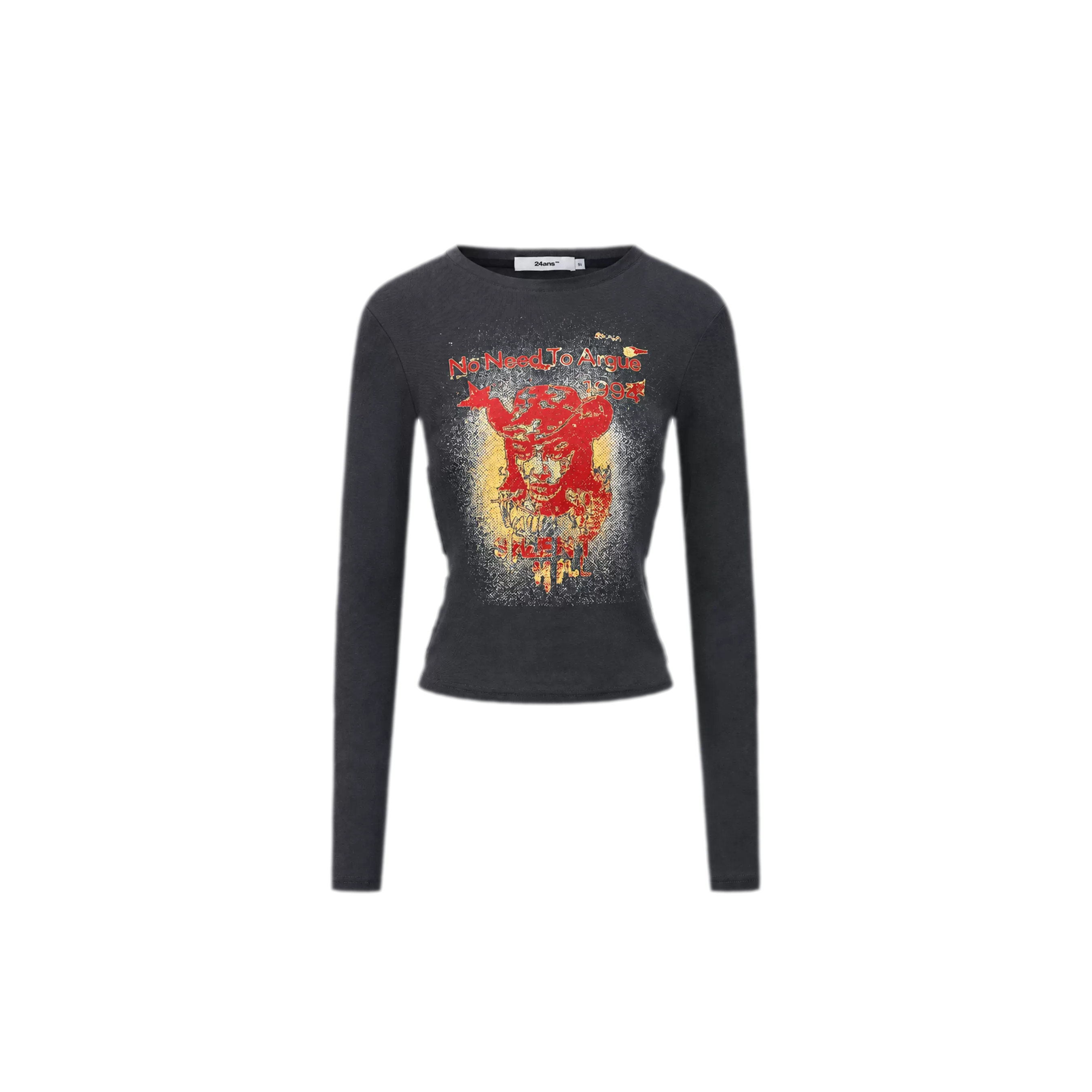 Graphic Buckle Cropped T-Shirt